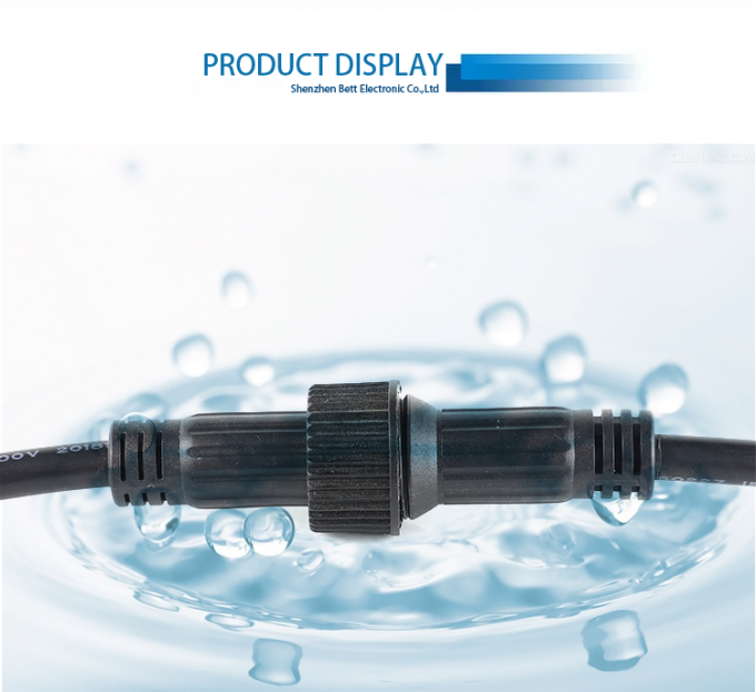 IP69 M23 12 Pin Connector Waterproof Extension Cord Connectors