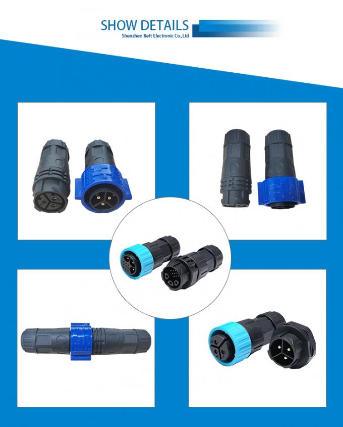 Shenzhen Bett Waterproof Plug for Household Energy Storage High Quality A25 Self-Locking Multifunction Waterproof Connectors 2