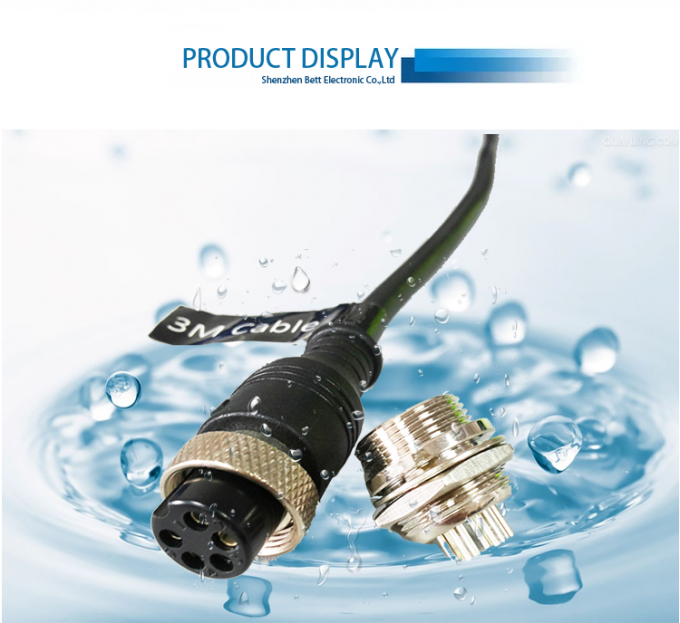 M16 Circular Plug Aviation Connector M8 3 4 6 8Pins GX16 Male Female Front Back Mount Metal PCB Socket Circular Connectors 1