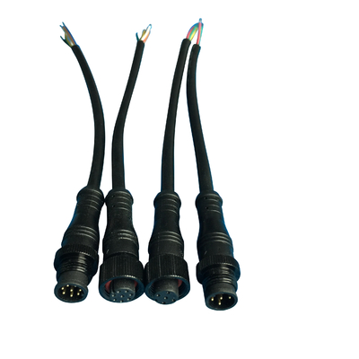 M5 M8 M12 Signal Connector Sensor Cable 3 4 5 8 12 Pin Custom IP67 Waterproof Connector With Cable