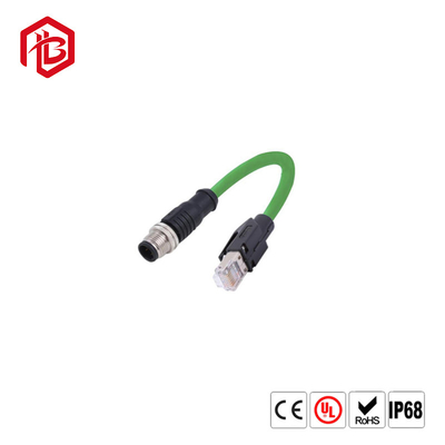IP67/68 Waterproof Circular Connector M12 Cable Connector A/B/D Coding 3-17pin Plug