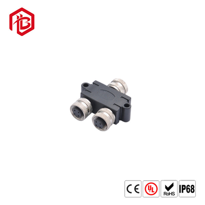 M12 12 3 4 5 6Pin Ethernet 2 Pin Waterproof Cable Connector Underground