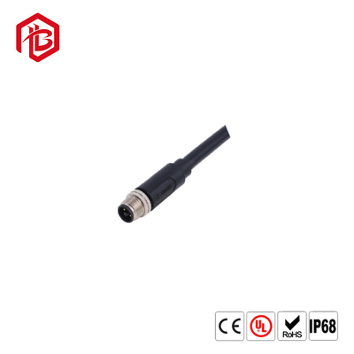 Ip67 Ip68 Waterproof Female Male M8 M12 Cable Connector Nylon Pvc Metal Panel Mount