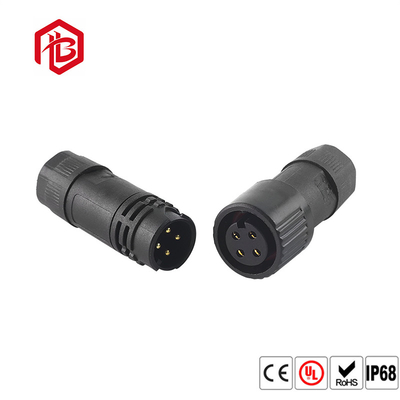Straight/Angled Water Resistant Cable Connector 5.5mm Circular Panel Mount Connector