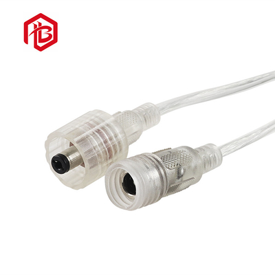 DC5521 Male And Female Transparent Butt Socket Car LED Waterproof Connector