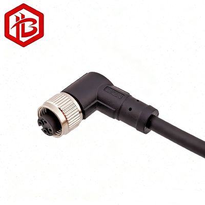 M12 METAL PLUG  3 4 5 6 7 8 9-18 Pins a Code Canbus Cable M12 Overmolding Connector