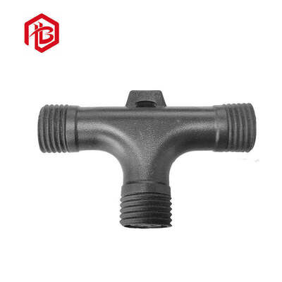 Waterproof Plug Household Energy Storage PVC Three-sided Screw Thread Tee IP68 Rated 1-50A UHF PCB Compatible Connector Shenzhen