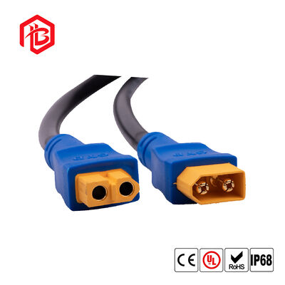 2-core and 3-core Copper Contact IP68 Waterproof Rubber-coated XT60 Connectors for Solar Power Systems New Energy Applications