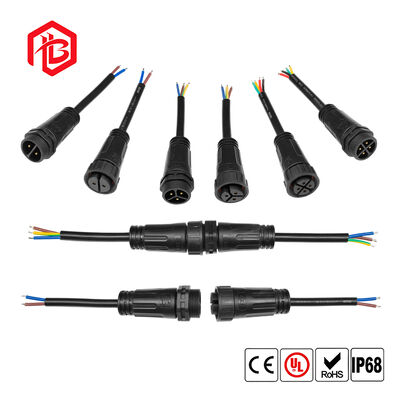 M25 Male/Female Copper Contact Screw-Locked Nylon Assembled for Certified IP68 Waterproof Wire Connections Connector