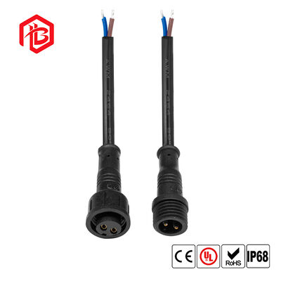 M11  Plugs IP65  Factory Price Male Female Black NylonAerospace UHF PCB Copper Contact 16A 500V Waterproof LED Lamp Connectors