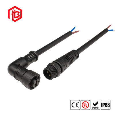 M12 Multi-Core Elbow Waterproof Connector Aviation Energy Storage Plug Connection Line