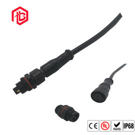 Outdoor LED Lighting 9 Pin Metal Waterproof Cable Connector