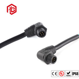 2 3 4 Pin Straight Right Angle M14 Waterproof Cable Connector