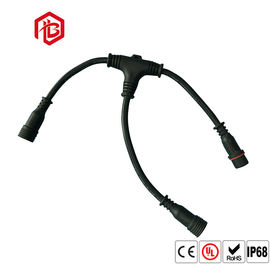 Black Nylon 250V  IP67 Multi Pin Connectors Waterproof