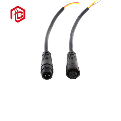 PVC M12 Male Plug IP68 Waterproof Circular Connectors