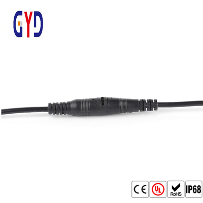 PVC Rubber Nylon IP67 Waterproof Wire Connector DC Jack Plug