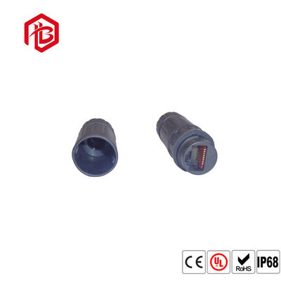 Buy 8P 8C M19 RJ45 Waterproof Connector IP67 IP68 Front Panel Mount RJ45 Socket online manufacture