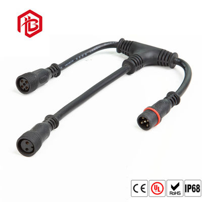 Buy Plastic Waterproof T Connector 2 3 4 5 Pin Electrical Wiring For LED Belt Light online manufacture