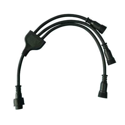 Buy Plastic IP67 IP68 Waterproof Y Connector 3pin 3 Way For 1 In 3 Out LED Lights online manufacture