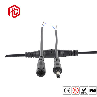 Buy 1.5KV 5521 DC Plug 2 Pin Waterproof Plug 18AWG 5.5mm X 2.1mm Male To Male Power Cable online manufacture
