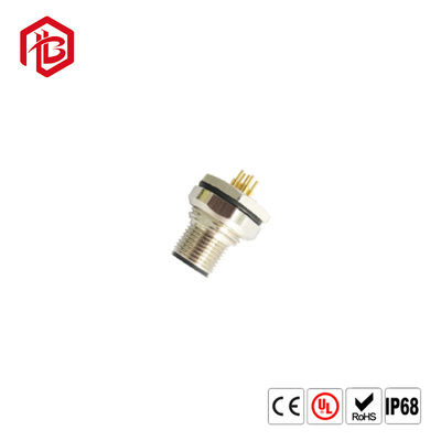Buy Ethernet Waterproof IP67 A/B/D Code 4 Pin Aviation Assembly M12 Right Angle Connector online manufacture