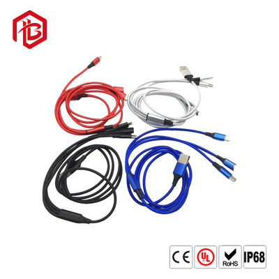 Buy Bett 1m 2m 3m LED Charger Cable High Quality Android USB 2.0 Fast Charging Nylon Micro USB Cable online manufacture