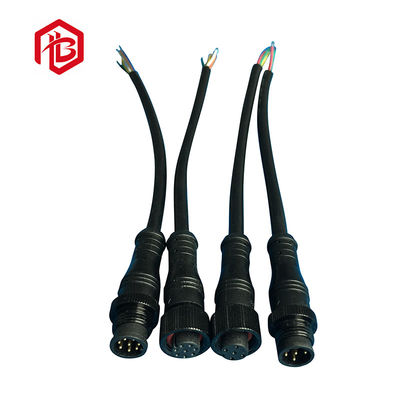 Buy 4pin Automotive Electrical M12 Metal Nut Circular 2 3 5 6 7 8pin Cable Waterproof Connector online manufacture
