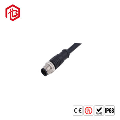 Buy Waterproof Plug Male Female Cable Connector M12 Sensor Connector With 2m Cable online manufacture
