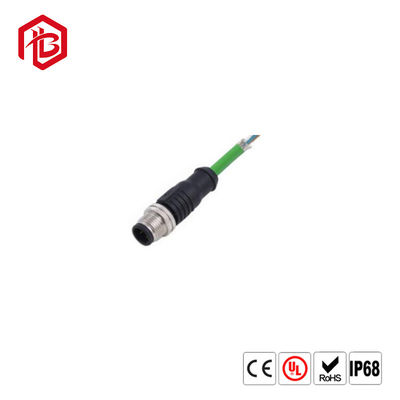 Buy 90 Degree Right Angle Connector A Code 5 Pin Male Connector M12 Straight N Right Angle Plug online manufacture