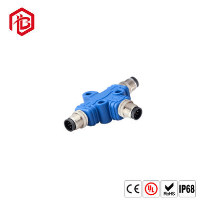 Buy Customizable Male To Male M12 Underground Waterproof Wire Connectors 4 Pin 8 Pin online manufacture