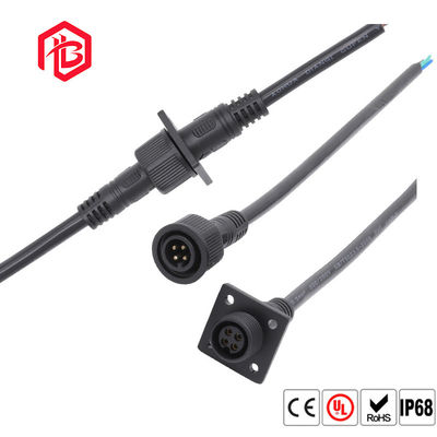 Buy Waterproof Front Nut Flange Socket M15 Panel Mounting Connector Male Female 4 5 8pin online manufacture