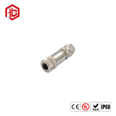 Buy M12 Industrial Metal Waterproof Connector With 2-8Pin Straight Head Aviation Plug online manufacture