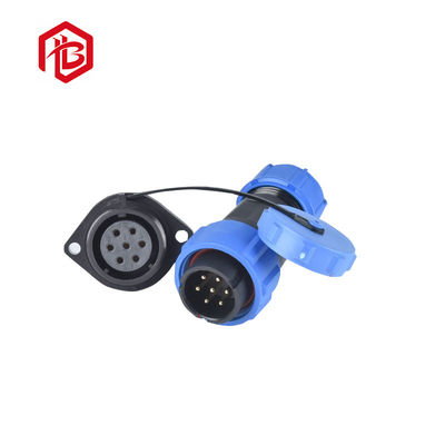 Buy SP13 Series 3 Pin IP68 Plastic Circular Connector For LED Screen 7 9 Pin Waterproof Cable online manufacture