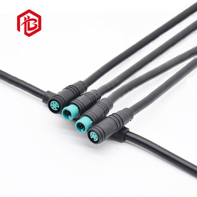 Buy M12 Waterproof Metal Aviation Injection Molded Male Female M8 Module Connector For LED Lighting online manufacture
