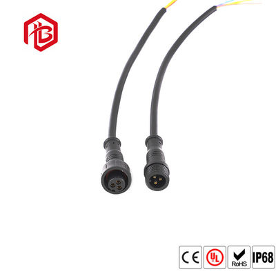 Buy M11 Waterproof Circular Connector LED Light Connector 2 3 4 5 Pin PVC Integrated Injection Molded Plug online manufacture