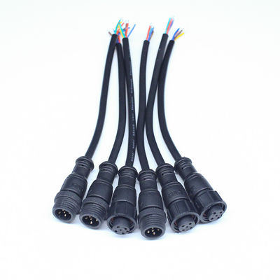Buy M15 Waterproof Circular Connector with 2-8 Pin Screw Terminal, 1A-25A Current Rating, and 2-8 Cores for Automotive and Industrial Applications online manufacture
