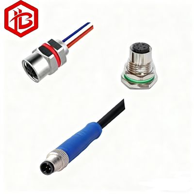 Buy OEM ODM M5 4 Pin Female Connector Waterproof Circular Connector Cable M5 Connector online manufacture