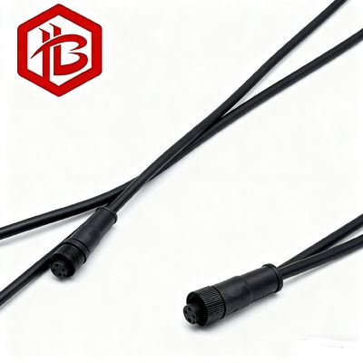 Buy M8 M12 M16 M18 M20 Waterproof Connector 3 Pin 3 Core IP65 IP67 IP68 Metal Male Female Plug LED Connector online manufacture