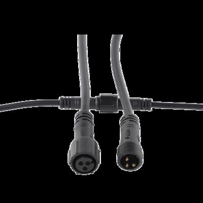 Buy LED Lighting Waterproof Cable Connector M10 2-6pin IP68 Male Female with Protection Cap RF PCB FPC Copper 16A 500V online manufacture