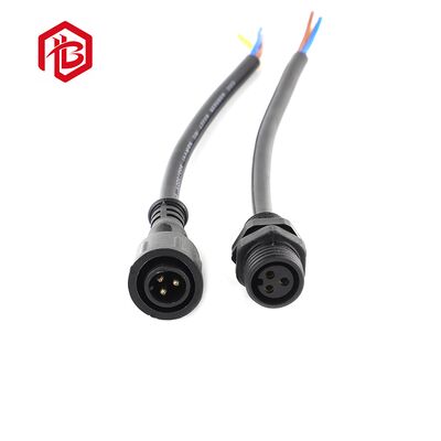Buy M19 PANEL MOUNT PLUG Male and Female Connector 2-5 Pin Circular LED FPC/PCB Power Copper Contact Waterproof Cable Connector online manufacture