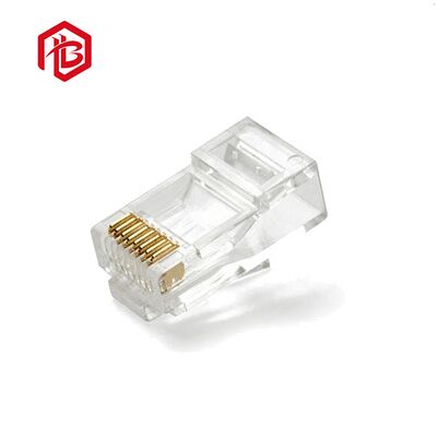 Buy High Performance CAT5 UTP Modular Plug Male/Female Cat5e Cat6 8p8c Shielded Pass Ethernet RJ45 PCB RF Power Cable Connector online manufacture