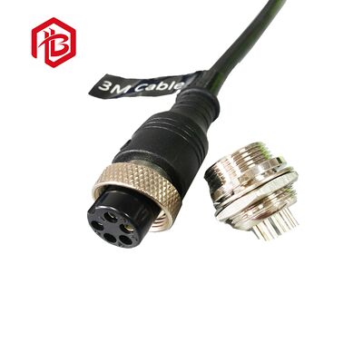 Buy GX16 IP68 Waterproof Male/Female Aviation Connector Copper Contacts Power RF FPC Compatibility 2-10 Pin Capacity for Cable Wires online manufacture