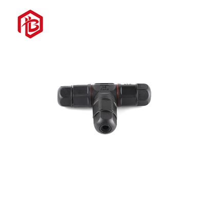 Buy M19 Field Assembled 3 Way T Type Male/Female 2pin to 8pin Screw T-shaped IP67/IP68 Waterproof FPC/PCB/RF Power Connector online manufacture