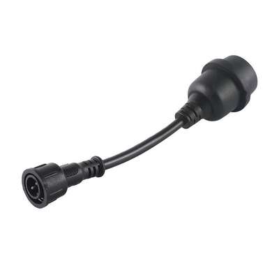 Buy Outdoor IP67 Soft Corded Copper Nylon E27 Lamp Holder Waterproof Electric Connectors for Solar Power System Wire Connections online manufacture
