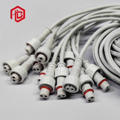 Buy Customized M11-M16 LED Street IP68 Waterproof Gold Plated Copper 14 AWG 2-5 Pin Male Female Docking Extension PVC Power Cord online manufacture