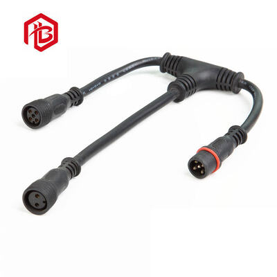 Buy T Type Male/Female Copper Waterproof Connectors Three Way 2 3 4 Pin Cable for Aerospace Power Outdoor Lighting online manufacture