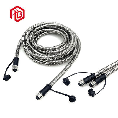 Buy Circular Waterproof M12 Connectors A/B/D Coding 2-17 Pin Male/Female Plugs Open-ended Cable Connectors Aerospace PCB RF FPC online manufacture