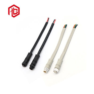 Buy M12 Flat Plug IP67 Waterproof Circular Connectors 5A Copper FPC RF Solar Power System 3P online manufacture