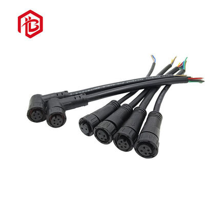 Buy M12 Elbow Waterproof RF PCB Power Connectors Aviation Plugs Male/Female Unshielded Field Wiring Cables PVC/PUR 1m 2m 5m online manufacture