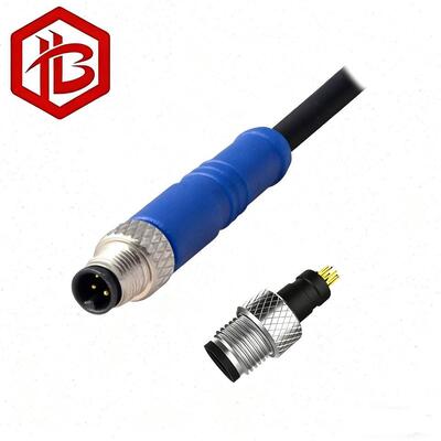 Buy OEM ODM M5 4 Pin Copper Contact Stainless Steel Housing Waterproof Circular Connector for Solar Power System and PC Applications online manufacture